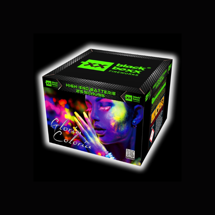 Gloria Coloria "Black Boxx" 25 Schuss Batterie