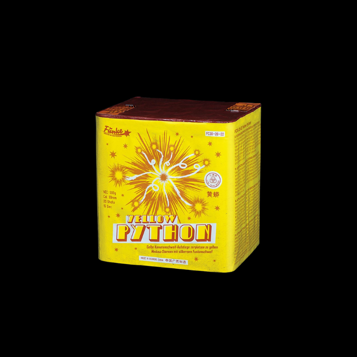 Yellow Python "Funke" 20 Schuss Batterie
