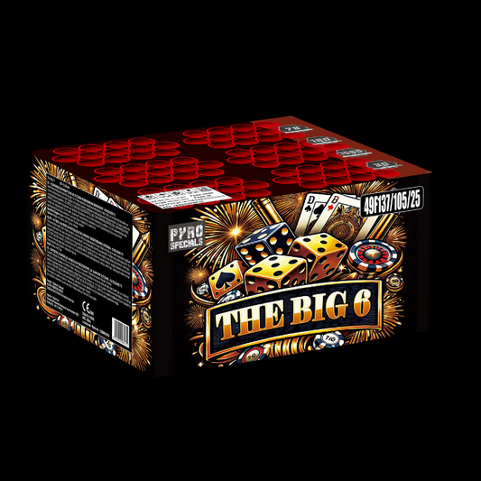 The Big 6 "Pyro Specials" 6x13 Schuss Batterie NEU in 2025