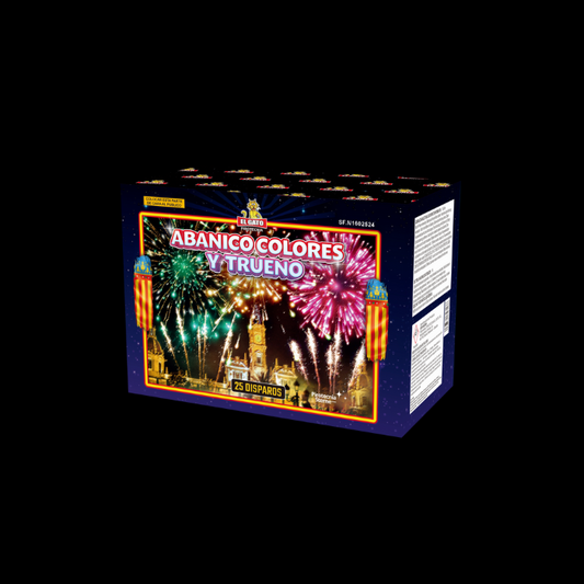 Abanico Colores Y Trueno "El Gato" 25 Schuss Batterie NEU in 2025