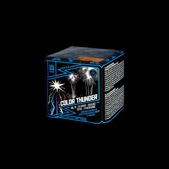 Color Thunder "Argento" 25 Schuss Batterie