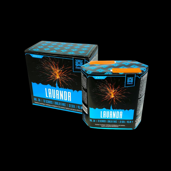 Lavanda "Argento" 13 Schuss Batterie