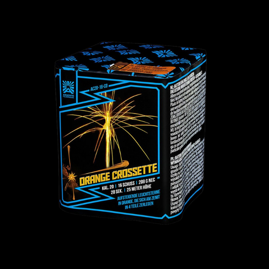 Orange Crossette "Argento" 16 Schuss batterie