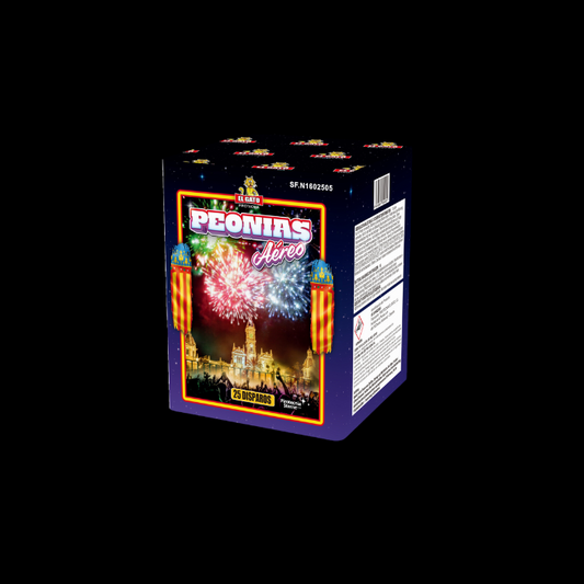 Peonias Multi Color "El Gato" 25 Schuss Batterie