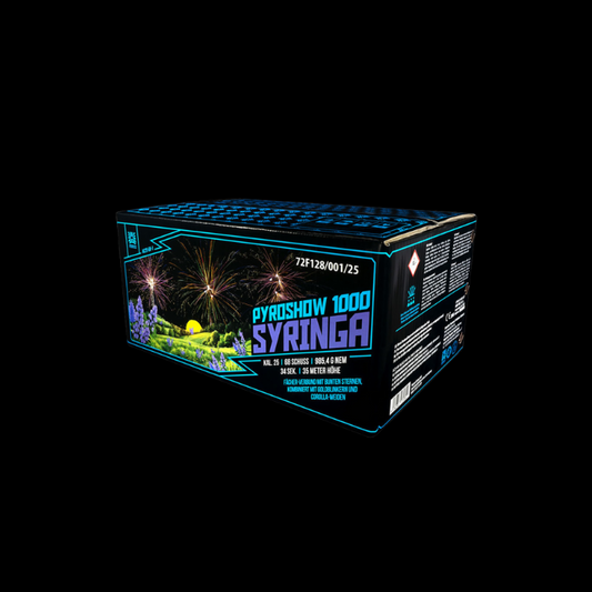 Pyroshow 1000 Syringa "Argento" 68 Schuss Compound