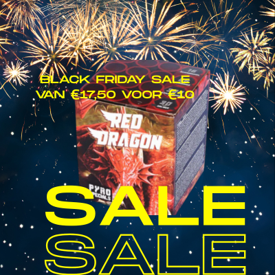 Red Dragon black Friday Sale 16 Schuss Batterij