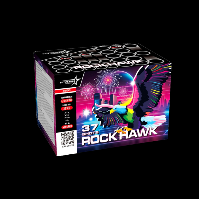 Rock Hawk "Sky Painter" 37 Schuss Batterie