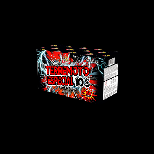 Terremoto Especial 10s "El Gato" 50 Schuss Batterie