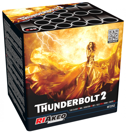 Thunderbolt 2 "Riakeo" 24 Schuss batterie