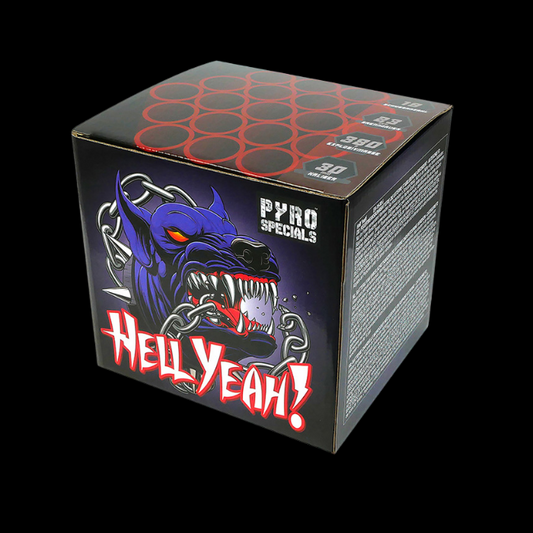 Hell Yeah!  "Pyro Specials" 19 Schuss Batterie