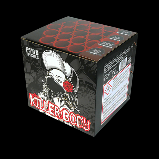 Killer Body  "Pyro Specials" 19 Schuss Batterie