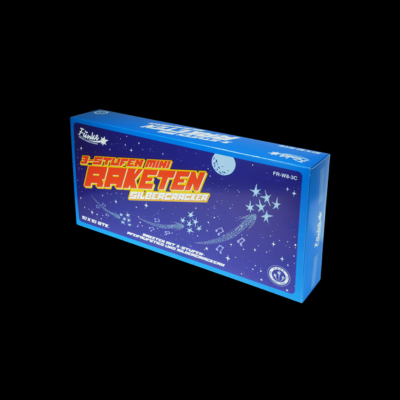 3-Stufen Mini-Raketen Silbercracker "Funke"