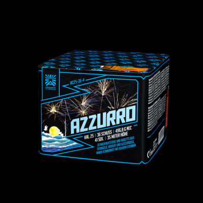 Azzurro "Argento" 36 Schuss Batterie