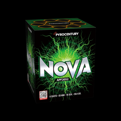 Nova "Pyrocentury" 9 Schuss Batterie