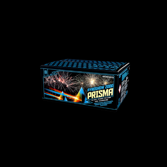 Pyroshow 200 Prisma "Argento" 107 Schuss Verbund