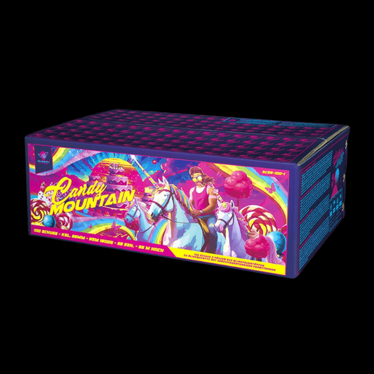 Candy Mountain "Albert feuerwerk" 100 schuss Verbund